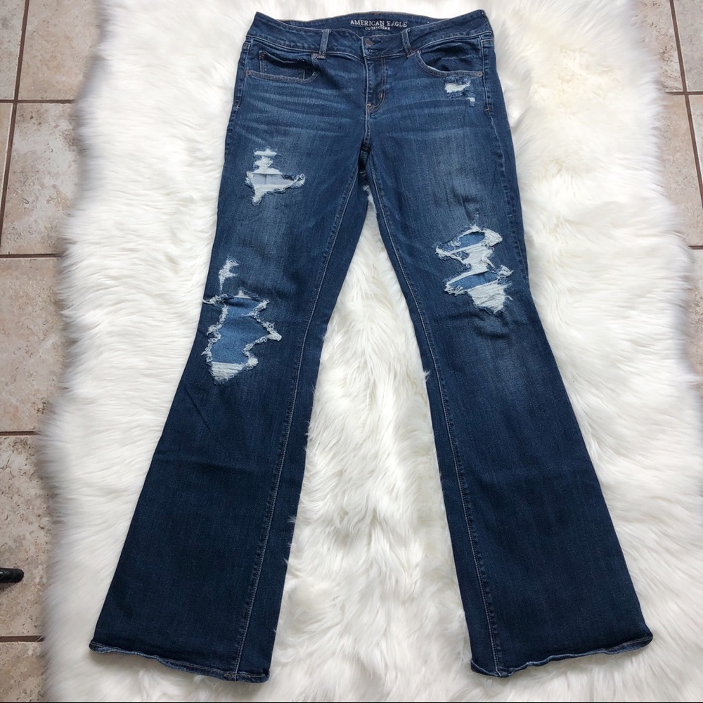 American eagle outfiters distressed size 14 XL